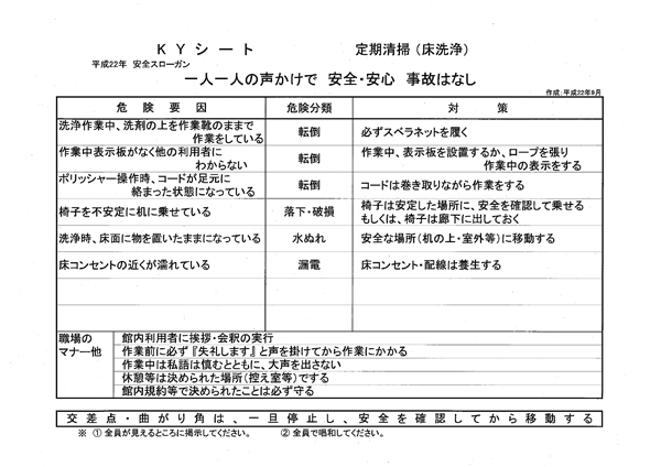 安全管理 ハウス美装工業株式会社